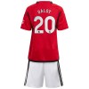 Maglia ufficiale Manchester United Dalot 20 Casa 2023-24 per Bambino